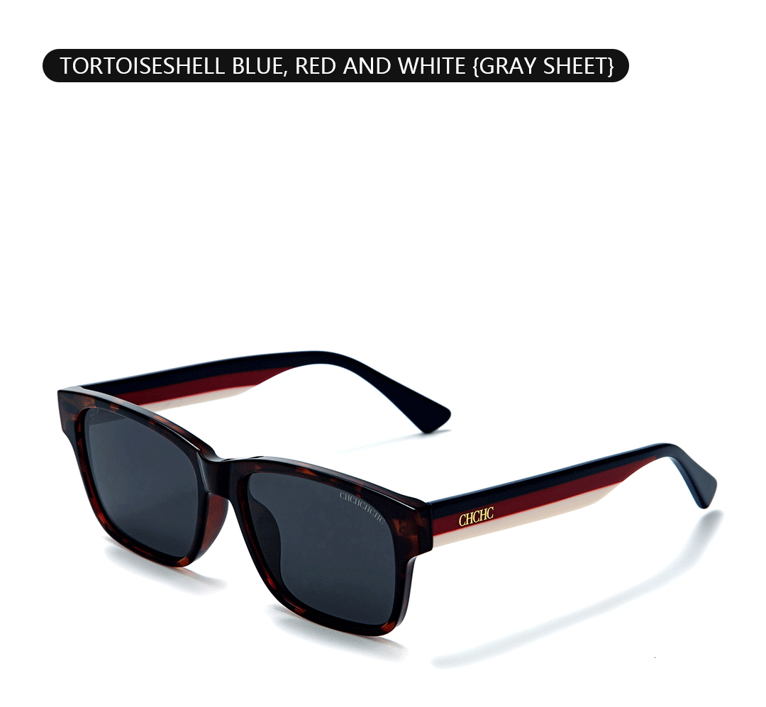 CH Square Frame Casual Style Sunglasses