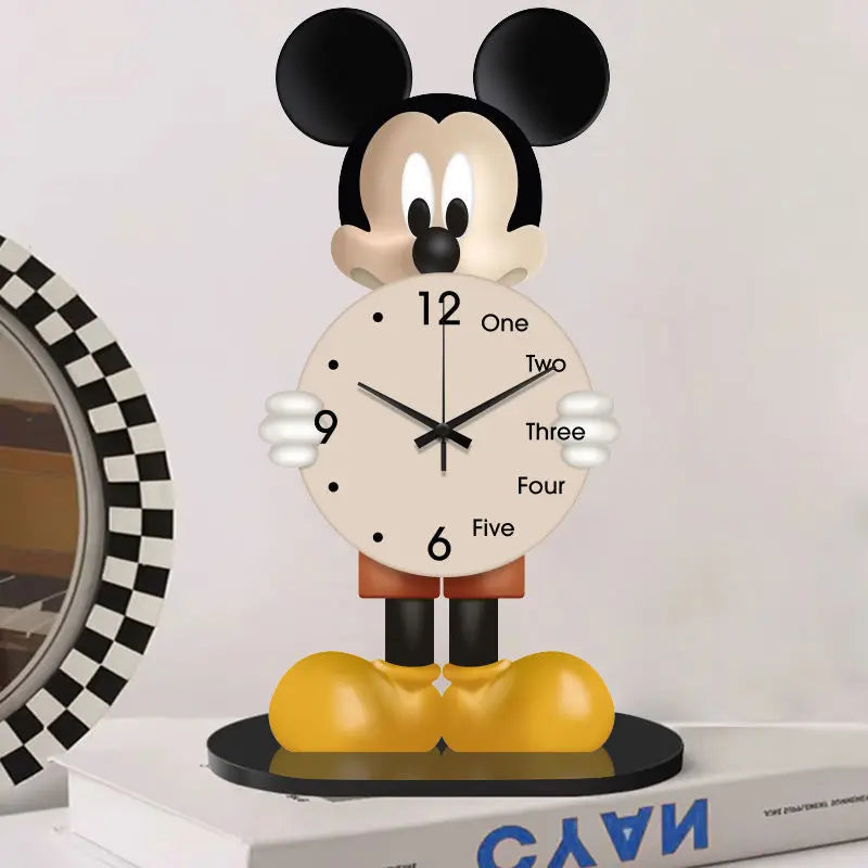 Disney Mickey Mouse Clock Wooden