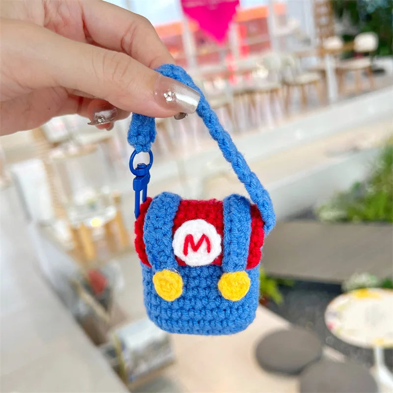 Super Mario Bros Creative Braided Protective Cover for AirPods