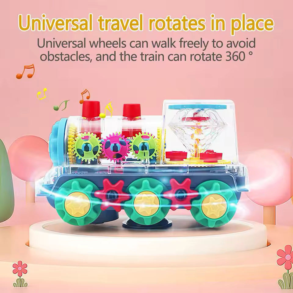 Transparent Light Music Train With Led Light Music