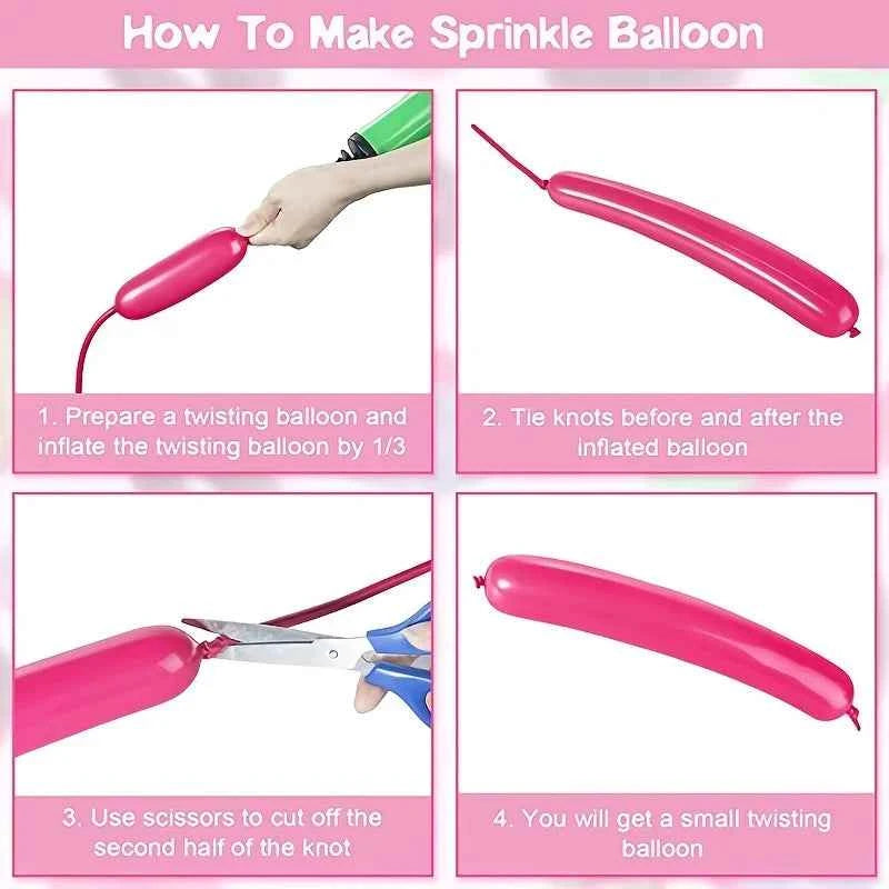 140PCS Donut Ice Cream Balloon Arch Set Birthday Party Spring/Summer/Autumn Party Swimming Pool Balloon Decoration