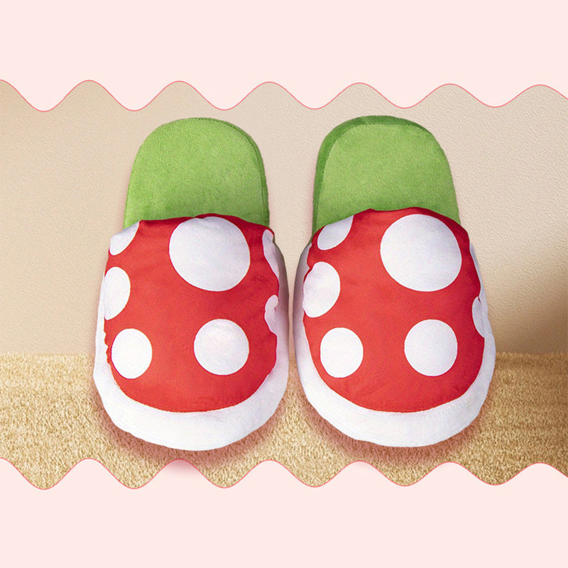 Super Mario Bros Plush Cotton Slippers