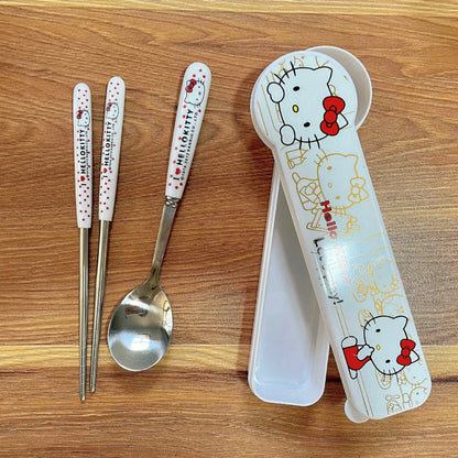 Sanrio Tableware Hello Kitty , Doremon  Set