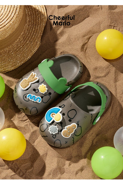 Cheerful Mario Children Fruit Slippers