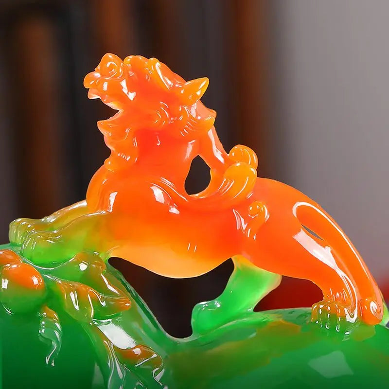 Feng Shui Fortune Gourd Brave Crystal Ornaments