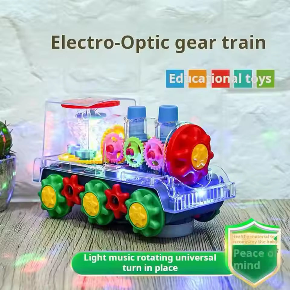 Transparent Light Music Train With Led Light Music