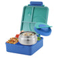 Four-Grid Lunch Box With Insulated Soup Container