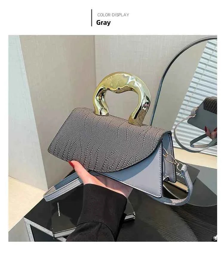 Women Crocodile Pattern Crossbody Handbag