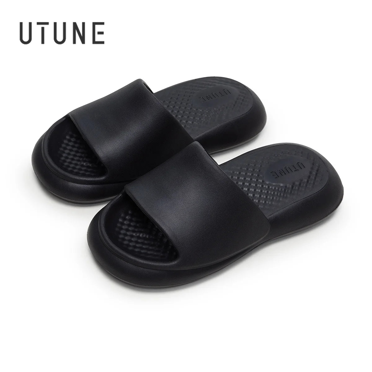 UTUNE Massage Unisex Slippers Mute Air Cushion Thick Sole