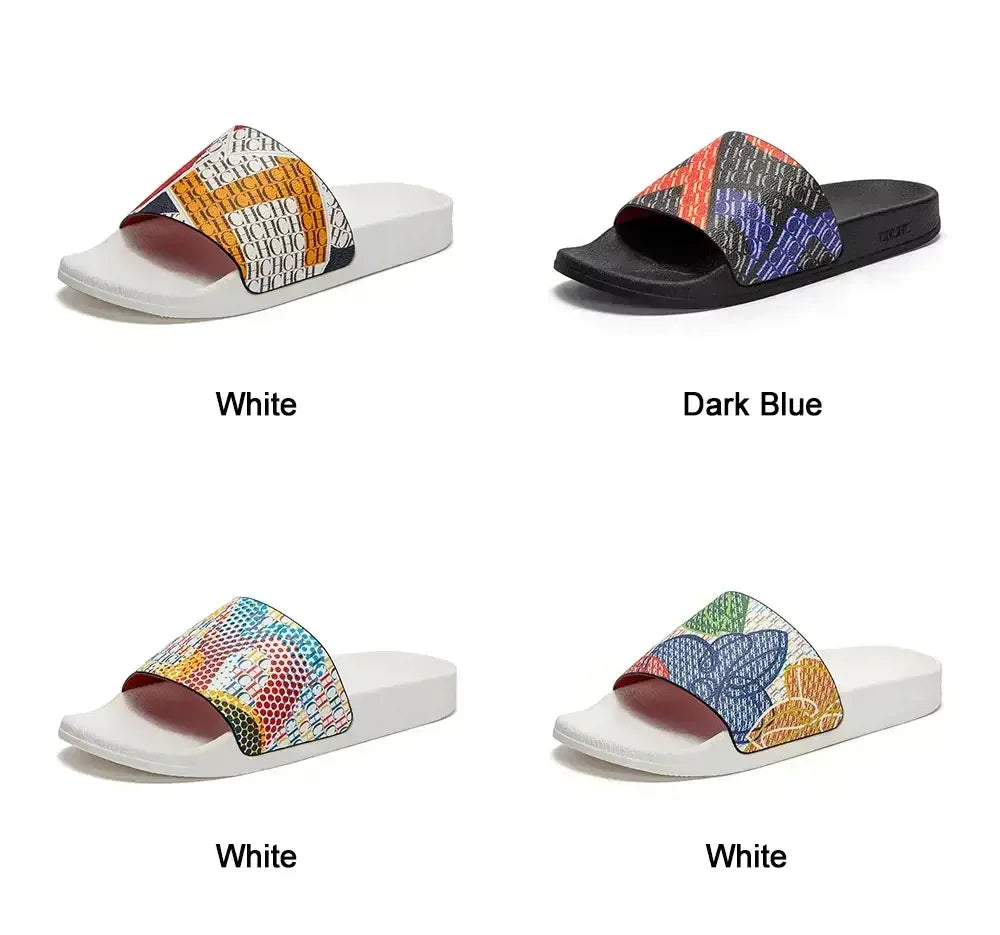 CH Luxury Classic Letter Printed Women's Flip Flops