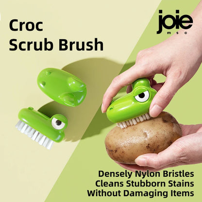 Joie Crocodile Kitchen Accessories - Cleaning Brush, Bag Clip, Peeler, Knife