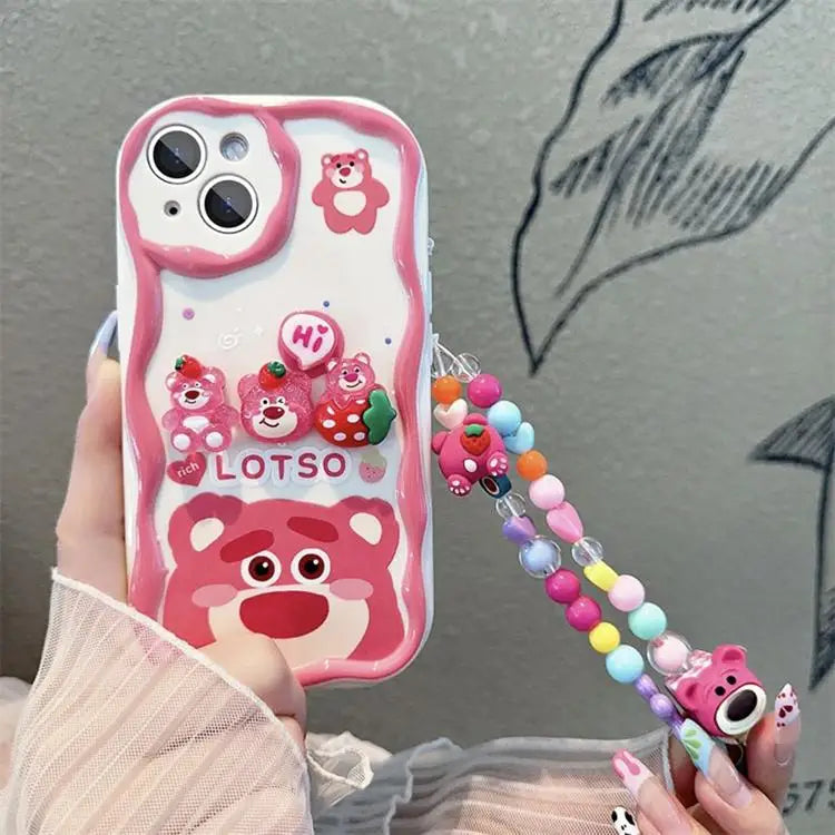 Strawberry Lotso Bear Phone Case (Note 12 Pro Plus 5G , Note 13 Pro Plus 5G)