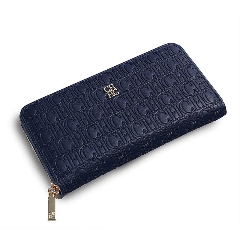 CH Luxury Vintage Folding Monogrammed Design Wallet