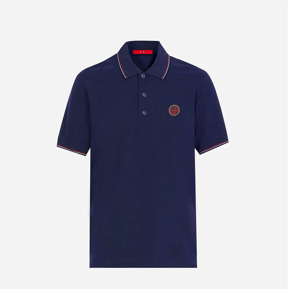 CH Men's Versatile Solid Color Polo Shirt