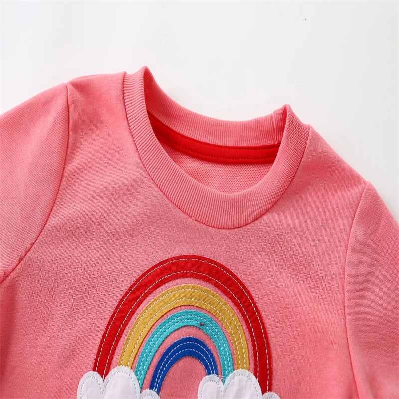 Girls Printed Pullover