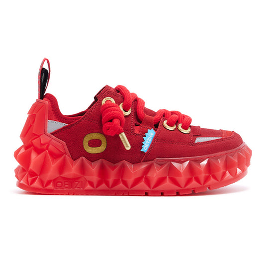 OETZI丨Ötzi Lunar New Year Sneakers-Red - PSYLOS 1, OETZI丨Ötzi Lunar New Year Sneakers-Red, Skate Shoes, OETZI, PSYLOS 1