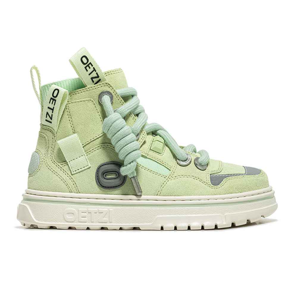 OETZI丨Ötzi Suede High-Top Platform Sneakers - Green