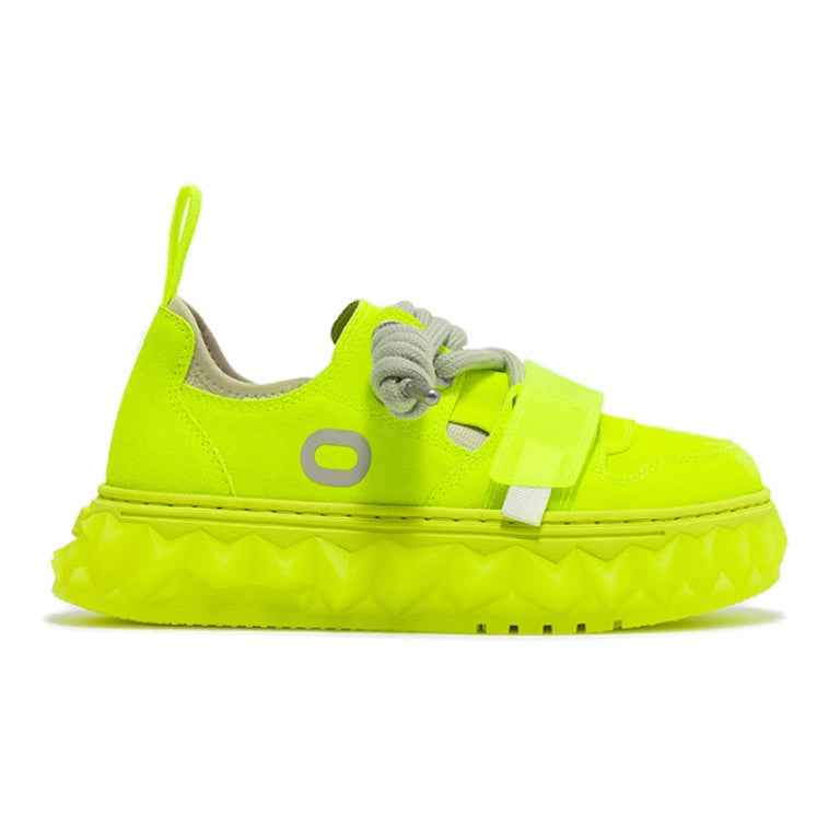 OETZI丨 Ötzi Melted Sneakers-Fluorescent Yellow Green