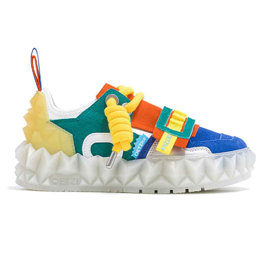 OETZI丨Ötzi Color-Block Platform Shoes - Multicolor