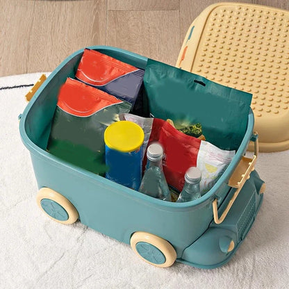 Children's Toy Organizer Storage Box Vehicle Style