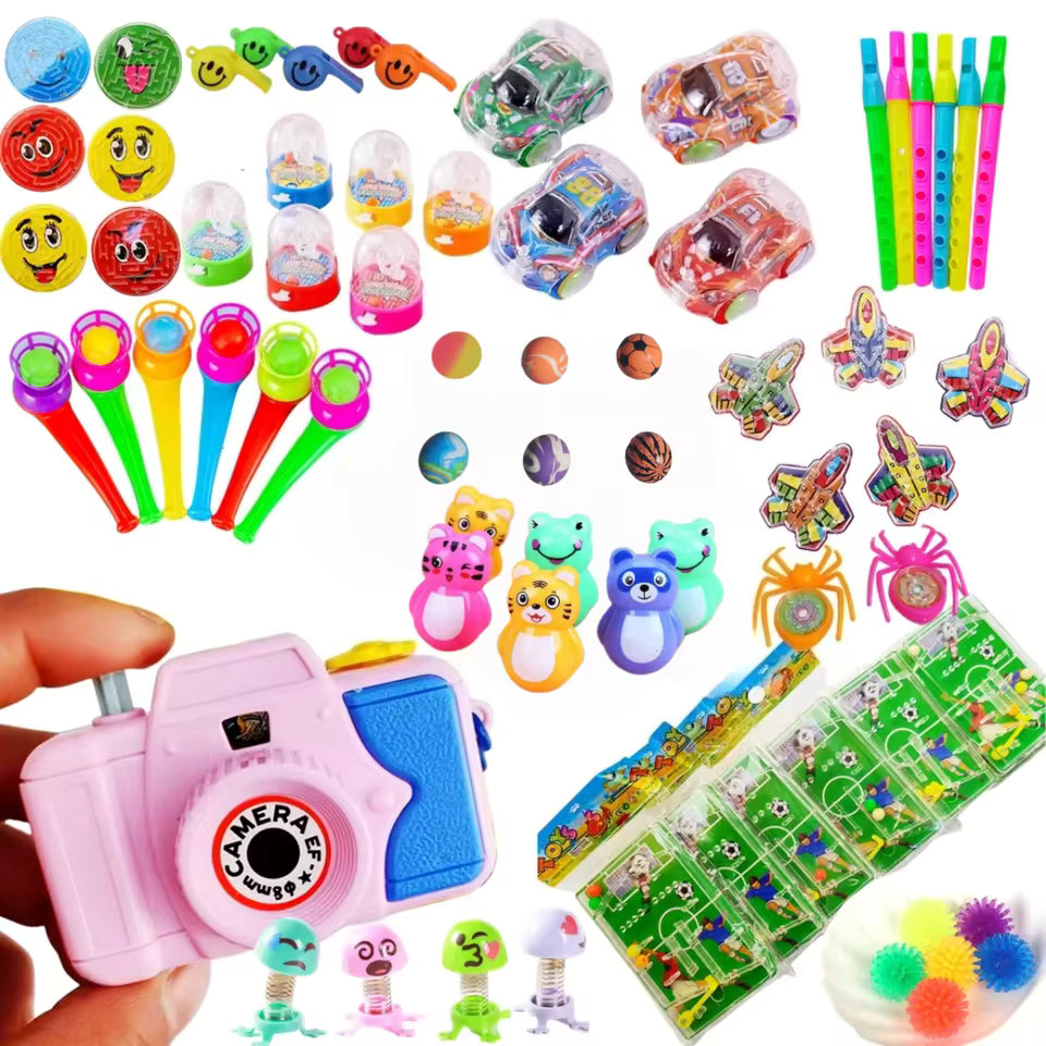 68Pcs Cartoon Kids Birthday Party Favors Combination Set Halloween Toys Pinata Stuffing Supplies Carnival Prizes