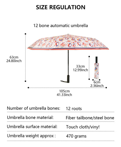 CH Parasol Semi-automatic Umbrella