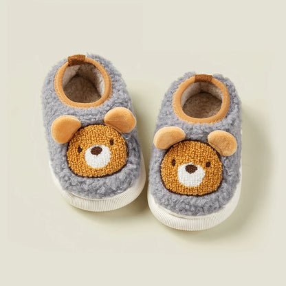 Cheerful Mario New Style Children Winter Cotton Warm Bunny Shoes