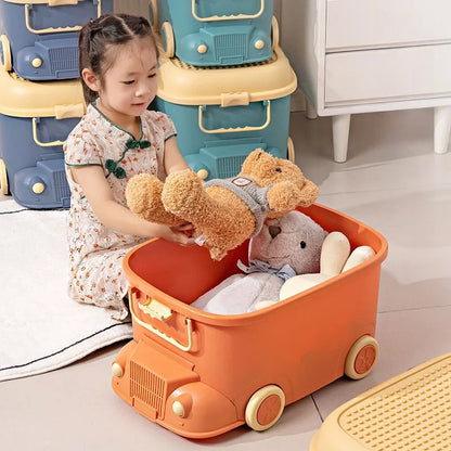 Children's Toy Organizer Storage Box Vehicle Style