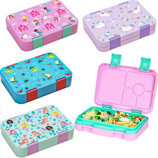 37oz Adorable Cartoon Printed Bento Box Leakproof BPA-Free