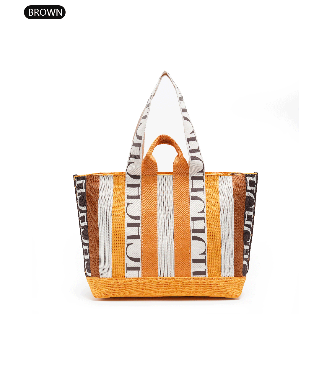 CH Casual Stripe Splicing Trend Shoulder Bag