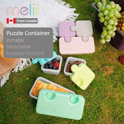 Melii Puzzle Container Fruit Lunch Box