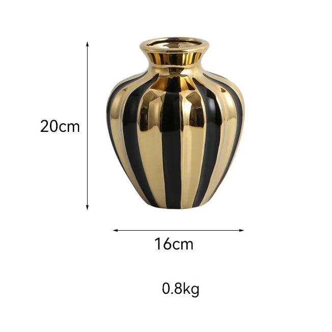 Luxury Ceramic Vase Creative Handicraft Jars Decorations