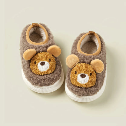 Cheerful Mario New Style Children Winter Cotton Warm Bunny Shoes