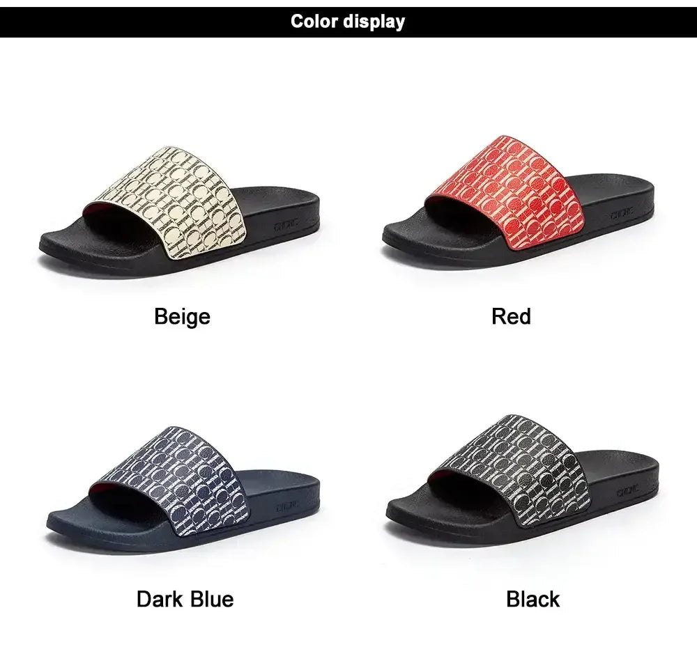 CH Luxury Classic Letter Printed Women's Flip Flops