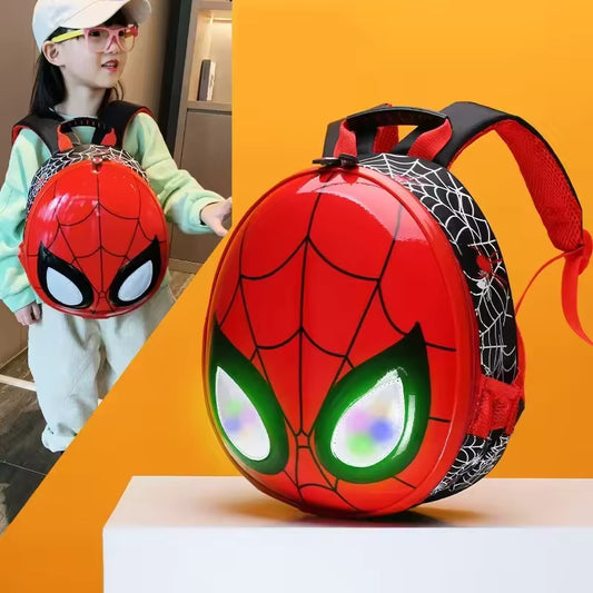 New Marvel Spider Cartoon Children's Shoulder Bags Spider Man Student School Bag Cartoon 3d Stereo Kindergarten Backpack Travel