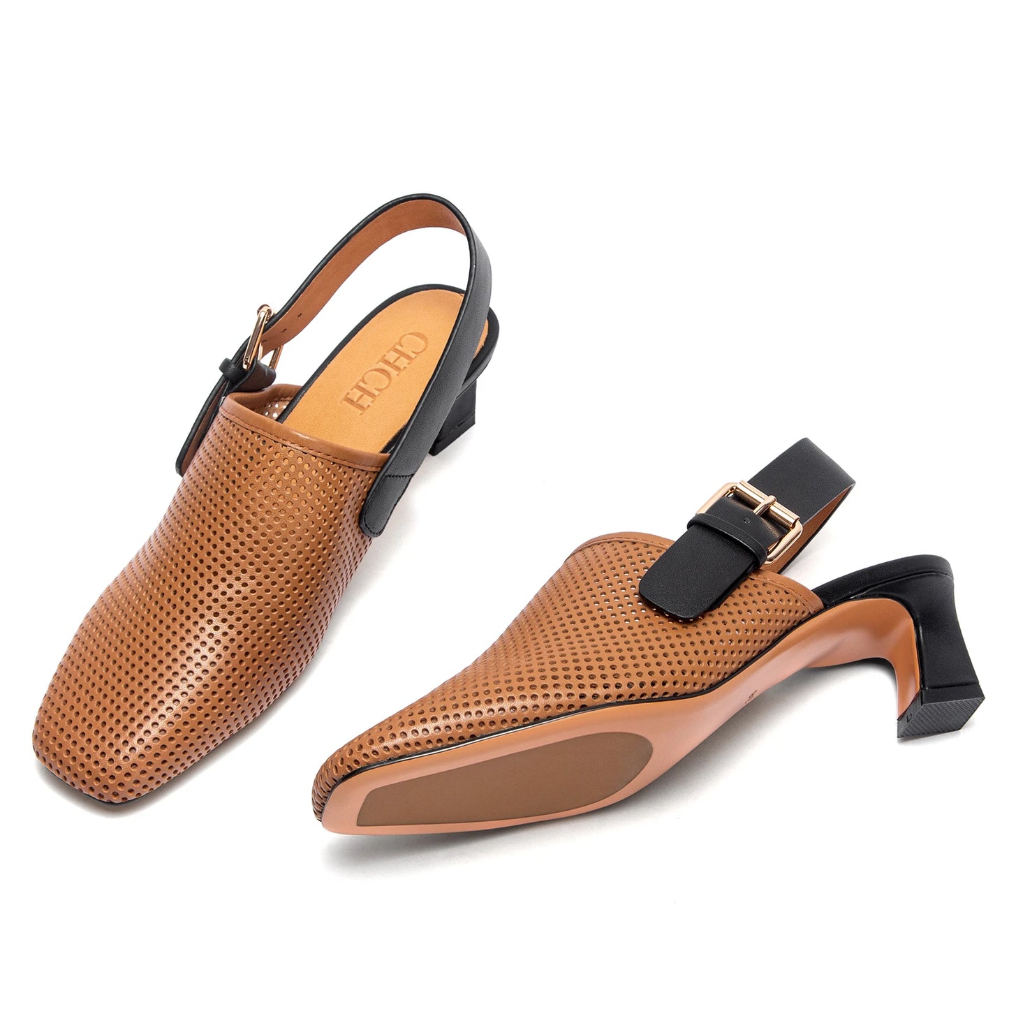 CHCH Women's Retro Slingback Shoes