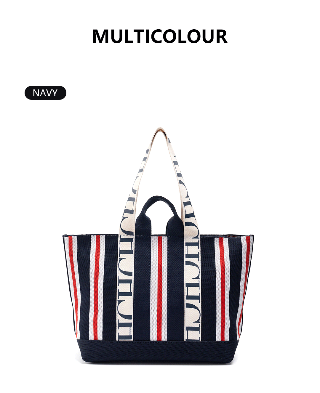 CH Casual Stripe Splicing Trend Shoulder Bag