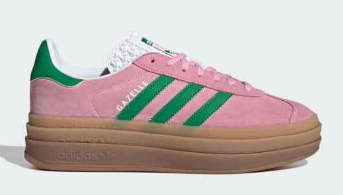 Pink/Green Gazelle Bold Shoes