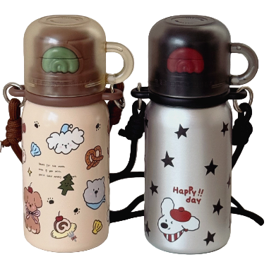 500ml Retro Frosted 316 Stainless Steel Water Bottle