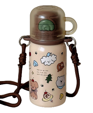 500ml Retro Frosted 316 Stainless Steel Water Bottle