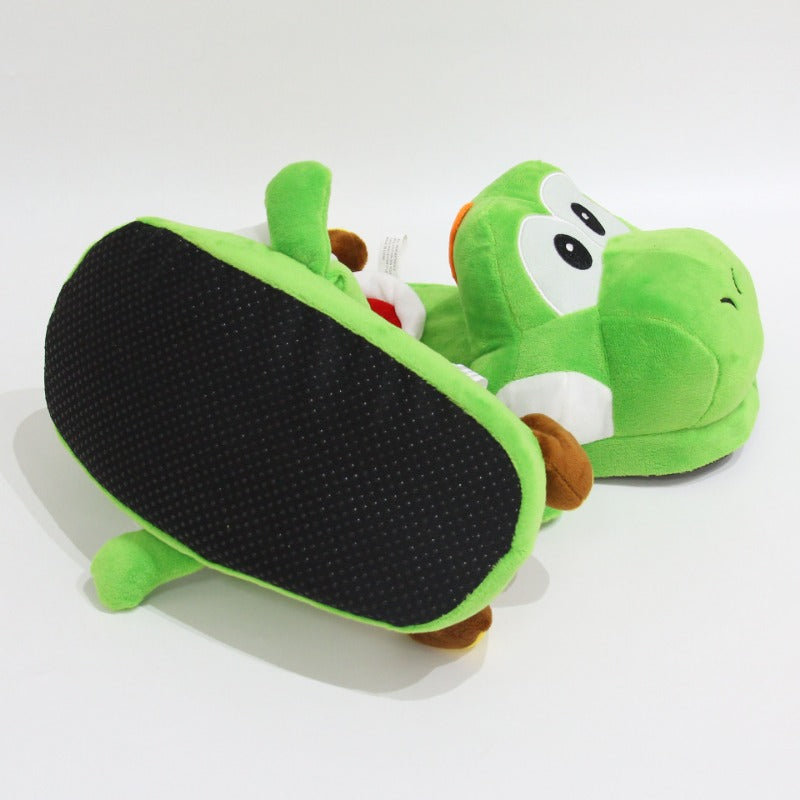 Super Mario Bros -Yoshi Creativity Plush Slippers