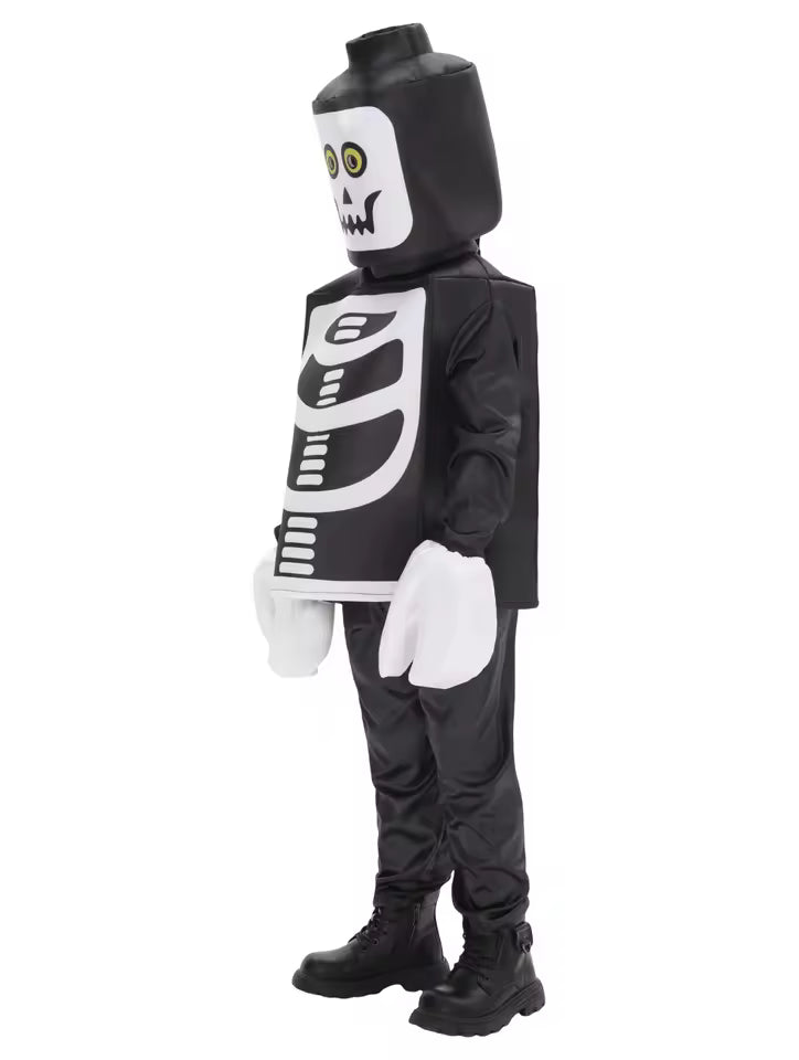 2025 New Arrival Unisex Boys Brick Lord Vampire Costume Kids Monster Fighter Halloween Suit Cosplay Child Brick Skeleton Costume