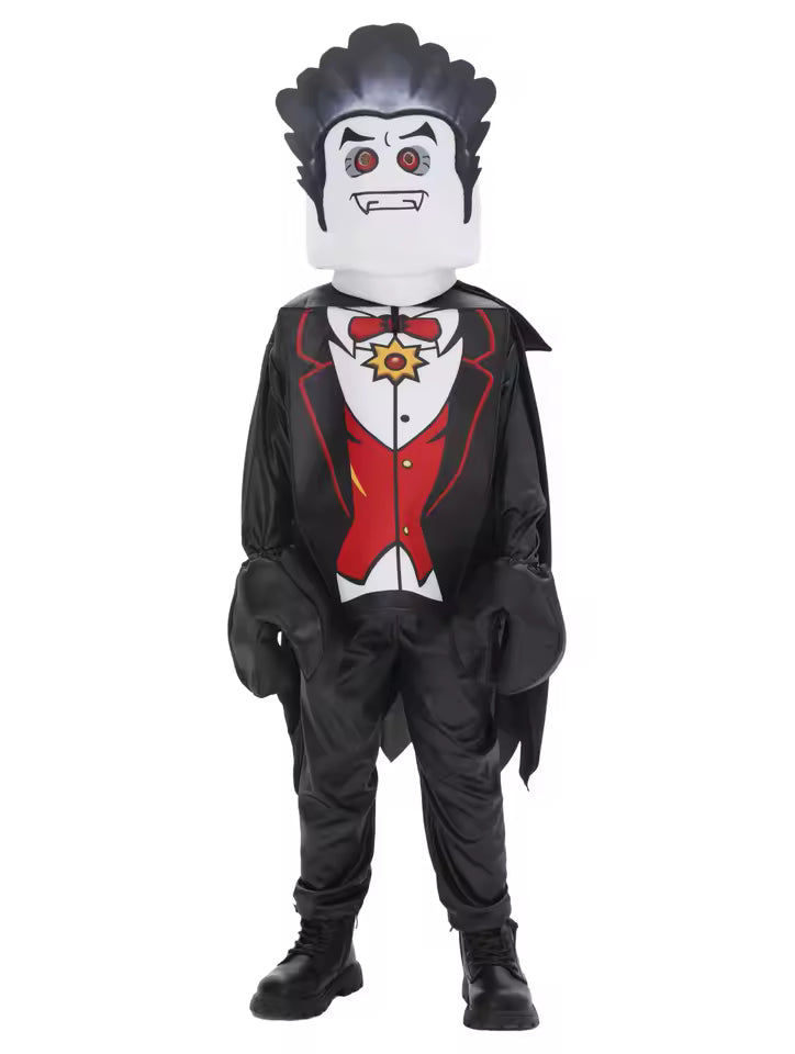2025 New Arrival Unisex Boys Brick Lord Vampire Costume Kids Monster Fighter Halloween Suit Cosplay Child Brick Skeleton Costume