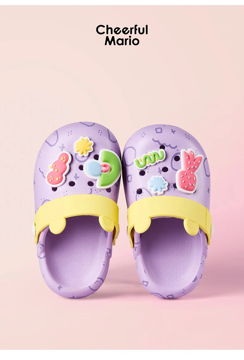 Cheerful Mario Children Fruit Slippers