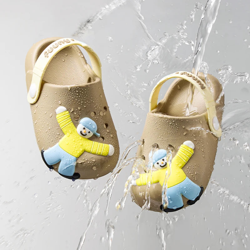 Cheerful Mario Children Outdoor Slippers - FUNNY