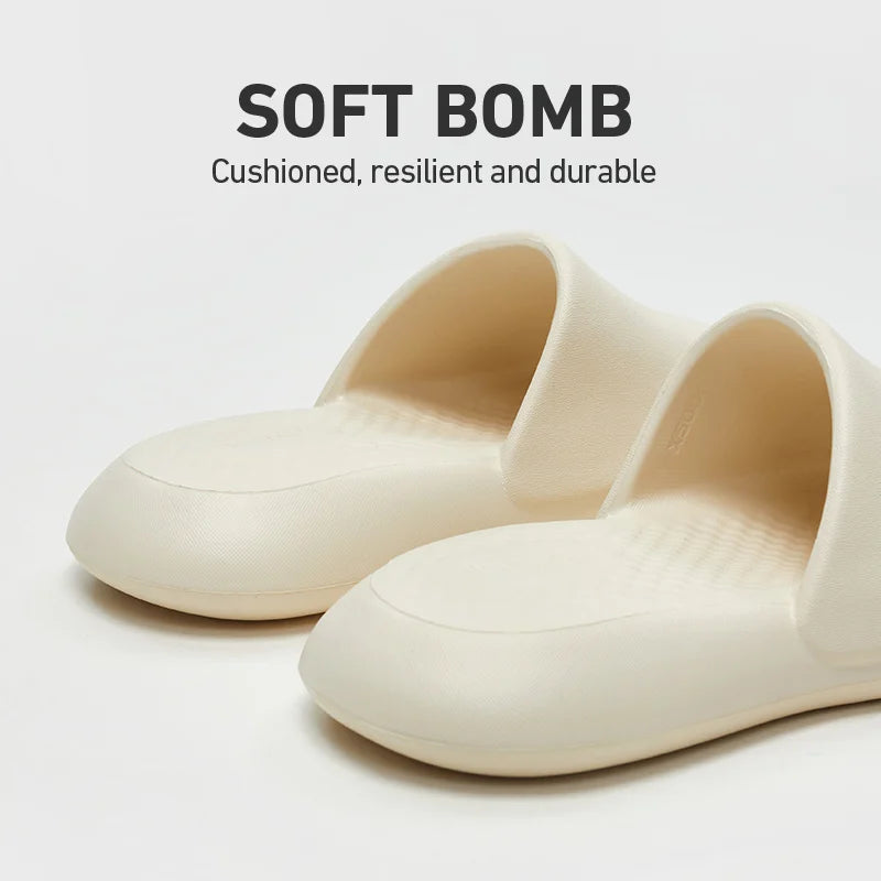 UTUNE Massage Unisex Slippers Mute Air Cushion Thick Sole