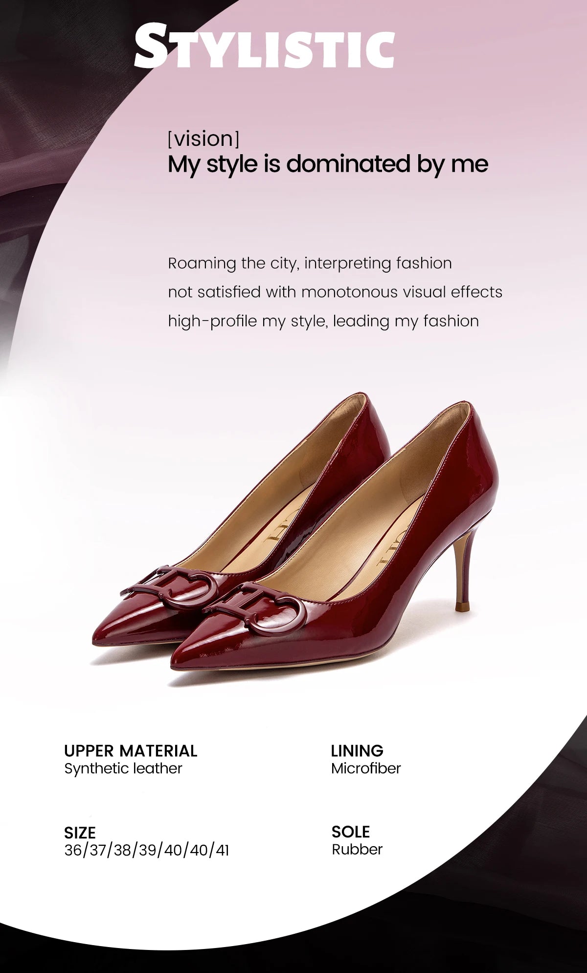 CH New Lacquer Leather Business/Formal High Heels Shoes