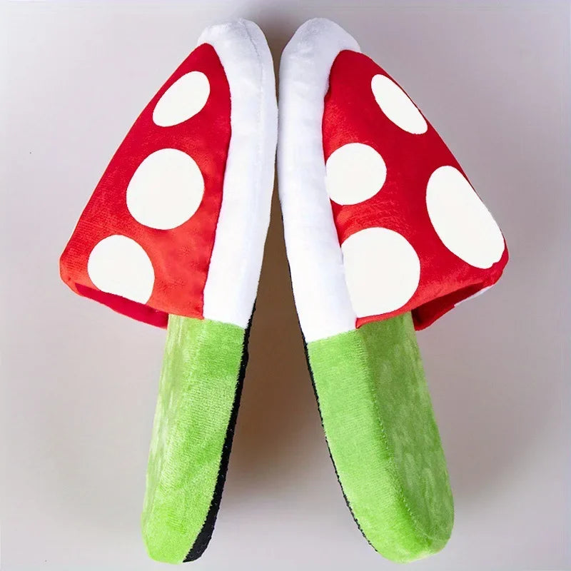 Super Mario Bros Plush Cotton Slippers