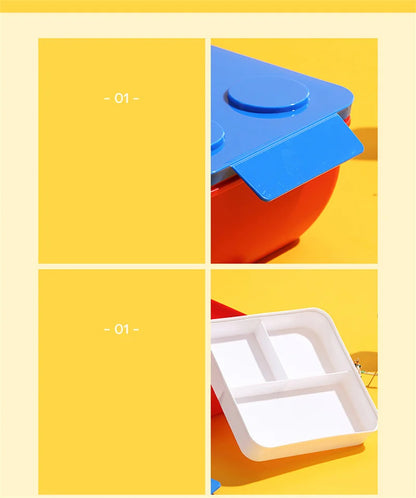 Colorful Building Blocks Bento Box