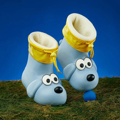 Cheerful Mario Cute Children Rain/Winter Puppy Boots